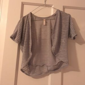 Xhilaration Grey Shrug Cardigan